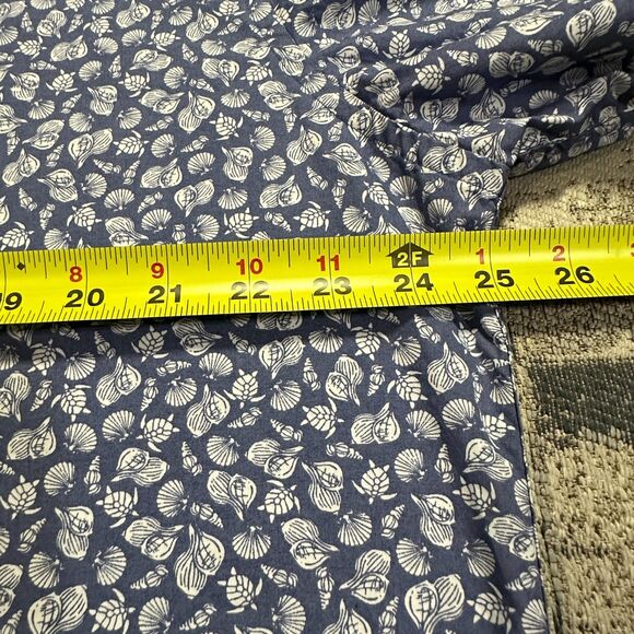 Pronto Uomo Shirt Men XXL Blue Short Sleeve Button Hawaiian Tropical Beach - Picture 4 of 8